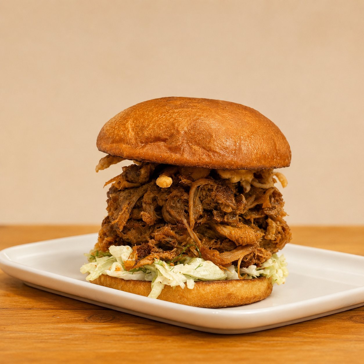 The Smokestack pulled pork sandwich with coleslaw and chipotle aioli, OV Burger Bar Prince Rupert
